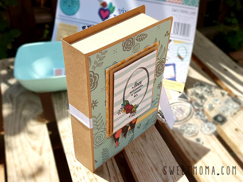 Como hacer una caja libro Scrap - Sweet Möma Blog